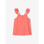 Dbardeur basics bretelles  volant fille corail