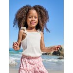 D�bardeur fille bretelles volant�es �cru