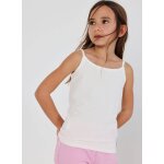 D�bardeur fille en coton blanc