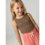 D�bardeur fille en c�tes imprim� l�opard