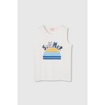 D�bardeur gar�on coton blanc