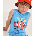 D�bardeur gar�on en maille bleu