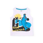 D�bardeur en maille pour gar�on blanc