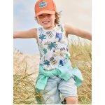 Dbardeur motifs surf garon blanc imprim