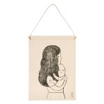 D�co murale chambre enfant abrace par marta abad blay beige & noir