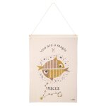 Dco murale chambre enfant zodiaque baby astro poisson - little pisces