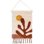 Déco murale coton fait main botanica multicolore Déco murale coton fait main botanica multicolore