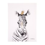 D�coration murale peinture z�bre 30x40 cm z�bre