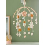 Dcoration  suspendre en feutrine beige