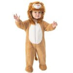 Dguisement bb lion marron