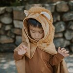 D�guisement cape petit lion lion, marron
