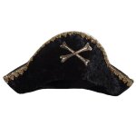 Déguisement chapeau de pirate noir Déguisement chapeau de pirate noir