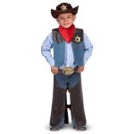 D�guisement de cow - boy marron