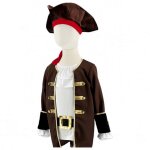 Dguisement enfant pirate capitaine kidd marron