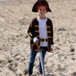 D�guisement enfant pirate capitaine kidd marron