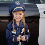 D�guisement enfant policier avec accessoires bleu
