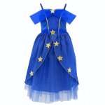 Dguisement enfant robe de princesse lina bleu