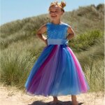 D�guisement enfant robe de princesse louise bleu