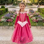 D�guisement enfant robe de princesse sofia rose