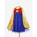 D�guisement super - h�ro�ne bleu fonc�