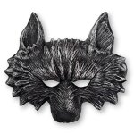 Dguisement masque de loup garou noir