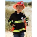 D�guisement nyc fire figther noir, rouge