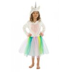 Dguisement robe licorne blanc