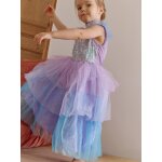 Dguisement de sirne bleu