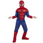 Déguisement spider - man avec muscles rembourrés bleu Déguisement spider - man avec muscles rembourrés bleu