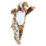 Dguisement tigre 1 pice marron