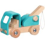 D�panneuse en bois bleue bleu