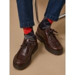 Derbies cuir gar�on chocolat