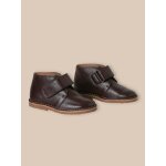 Derbies en cuir garon marron fonce
