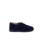 Derbies sude lacets garon semelle fine bleu marine