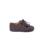 Derbies suède languette franges gris Derbies suède languette franges gris