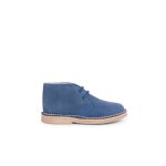 Desert boots bottines chukka � lacets enfants bleu moyen