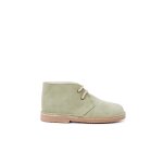 Desert boots bottines chukka  lacets enfants vert pastel