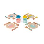 Dinette en bois beige Dinette en bois beige