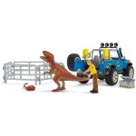 Dinosaurs - voiture tout - terrain avec avant - poste dino multicolore