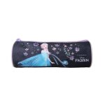 Disney frozen - la reine des neiges - trousse scolaire ronde - bleu / violet - fille - 1 compartiment ...