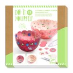 Do it yourself - 2 coupelles papier � cr�er dans les airs multicolore