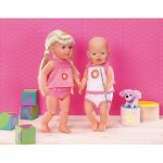 Dolly moda sous - v�tements pour poupon de 38 � 46 cm - 1 pc blanc et rose