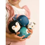 Les dooballs - set de 4 balles doudous - oc�an