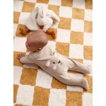 Dors - bien bébé personnalisable animal en velours beige chiné Dors - bien bébé personnalisable animal en velours beige chiné