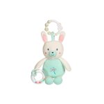 Doudou d'activit� p'tits f�eriques - lapin - 18 cm vert
