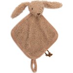 Doudou attache sucette bunny riverside marron