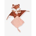 Doudou attache - sucette mina renard marron