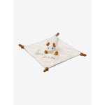 Doudou avec attache sucette sophie la girafe vulli beige