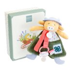 Doudou attache - sucette vache aneth 19 cm vert