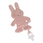 Doudou attache t�tine miffy - flower rose clair